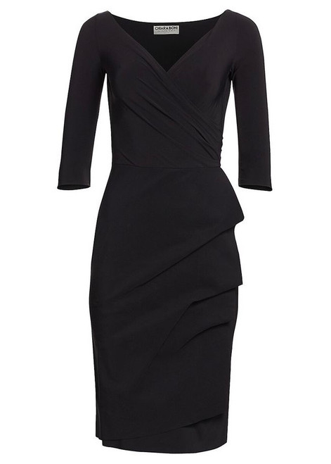 Chiara Boni La Petite Robe Florien Dress in Black, Size 44/46