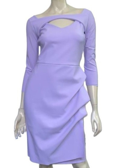 Chiara Boni La Petite Robe Jovita Dress in Lilla, Size 38/46