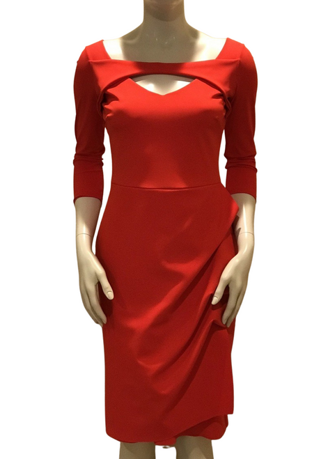 Chiara Boni La Petite Robe Jovita Dress in Peperoncino, Size 42