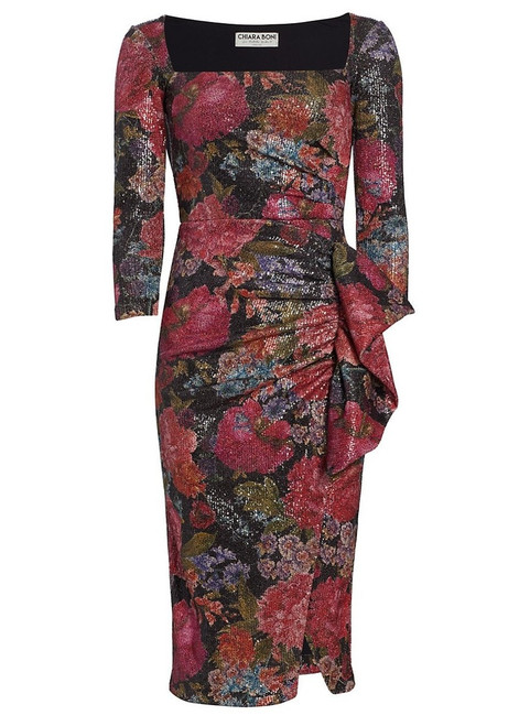 Chiara Boni La Petite Robe Cesarima MS Print Dress, Size 40