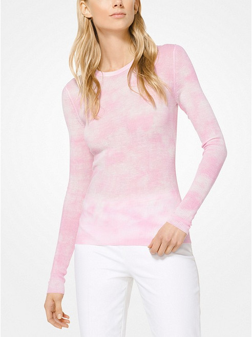 Michael Kors Rose Water Tie-dye Pullover
