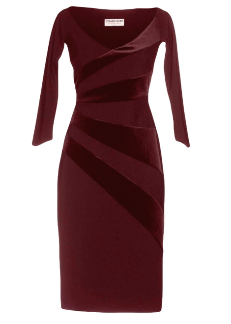 Chiara Boni La Petite Robe Kaliska Dress in Mahogany, Size 44
