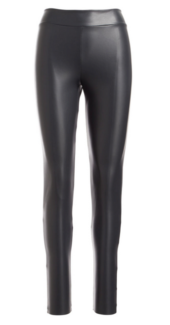 Chiara Boni La Petite Robe Colombe Faux Leather Pants, Size 44