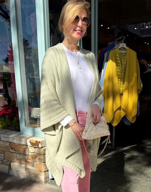 Iris Von Arnim Avery Cashmere Poncho in Lind