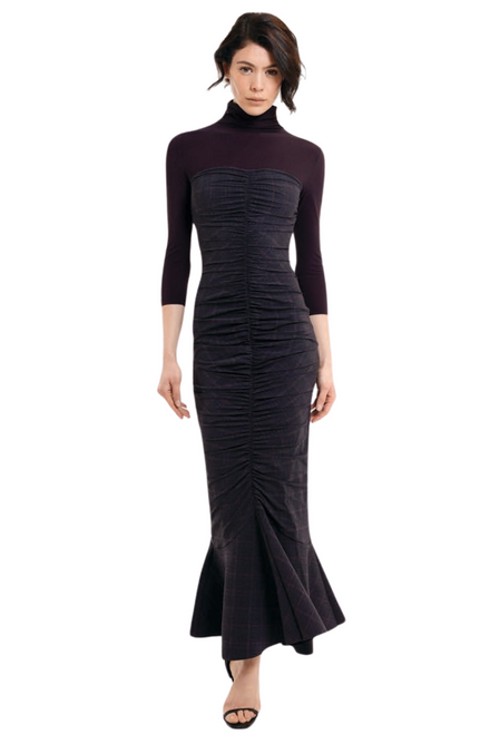 *VIRTUAL TRUNK SHOW* Chiara Boni La Petite Robe Gilda Print Plaid BIC ZP Dress in Leeds