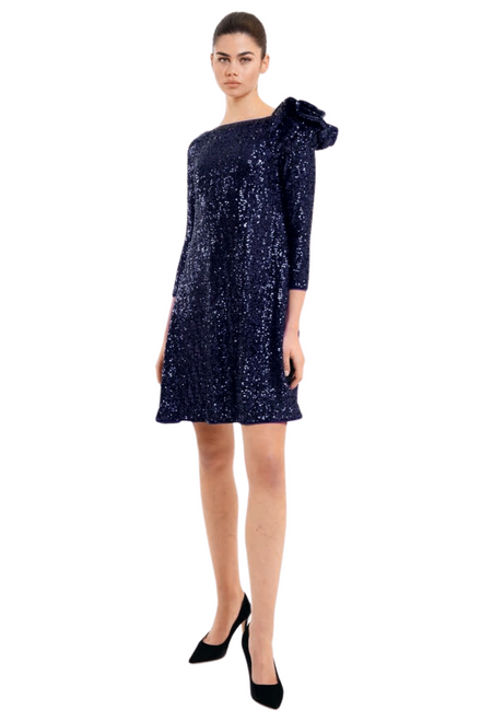 *VIRTUAL TRUNK SHOW* Chiara Boni La Petite Robe Yedsi Paillettes ZP Dress in Myrtille