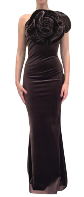 *VIRTUAL TRUNK SHOW* Chiara Boni La Petite Robe Demyx Velvet Long ZP Gown