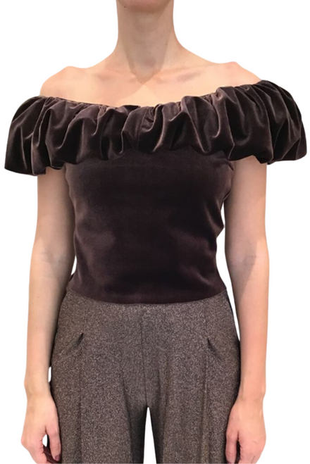 *VIRTUAL TRUNK SHOW* Chiara Boni La Petite Robe Ulsa Velvet Top