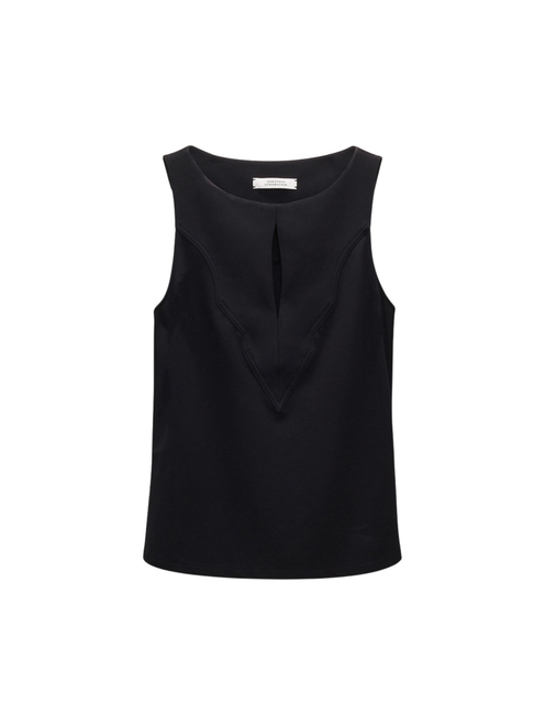 Dorothee Schumacher Emotional Essence Top in Pure Black, Size 2