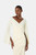 Chiara Boni La Petite Robe Isoshi Dress in Cream, Size 42
