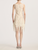 *VIRTUAL TRUNK SHOW* Oscar de la Renta Sleeveless Foxgloves Guipure Threadwork Dress
