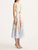  *VIRTUAL TRUNK SHOW* Oscar de la Renta Sleeveless Pleated Tromp L'oeil Foxgloves Dress