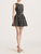 *VIRTUAL TRUNK SHOW* Oscar de la Renta Sleeveless Frayed Denim Jacquard Dress