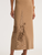 *VIRTUAL TRUNK SHOW* Oscar de la Renta Short Sleeve Foxgloves Embroidered Long Knit Dress