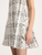*VIRTUAL TRUNK SHOW* Oscar de la Renta Sleeveless Plaid Eyelash Tweed Shift Dress
