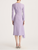 *VIRTUAL TRUNK SHOW* Oscar de la Renta Long Sleeve Drape Detail Stretch Wool Dress