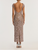*VIRTUAL TRUNK SHOW* Oscar de la Renta Cap Sleeve Allover Crystal Embroidered Tulle Dress