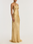*VIRTUAL TRUNK SHOW* Oscar de la Renta Halter Neck Ombre Bugle Bead Lame Gown