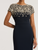 *VIRTUAL TRUNK SHOW* Oscar de la Renta Cap Sleeve Crystal Embroidered Gown