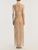 *VIRTUAL TRUNK SHOW* Oscar de la Renta Sleeveless Embroidered Fringe Gown
