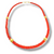 Mara Labell Designs Enchant 18K Gold Carnelian Faceted Heishi & Gold Rondelle Necklace, 18"