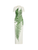 Oscar de la Renta Fern Printed Jersey Dress in Green/White, Size 2