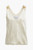 Brandon Maxwell The Drew Deep V Tank in Ivory