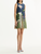 *VIRTUAL TRUNK SHOW* Oscar de la Renta Sleeveless Stretch Denim Thrdwk Cyclamen Cocktail Dress