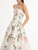 *VIRTUAL TRUNK SHOW* Oscar de la Renta Strapless Porcelain Flowers Poplin Dress