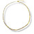 Mara Labell Designs 18K Gold Daily Diamonds Champagne Clear Faceted Rondelle Necklace, 18"