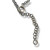 Mara Labell Designs Rhodium Sterling Silver Pave Clasp Chain, 28"