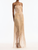 *VIRTUAL TRUNK SHOW* Oscar de la Renta Strapless Palm Raffia Fringe Gown