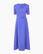 Carolina Herrera Draped Midi Dress with Belt in Bluebell