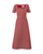 Carolina Herrera Lurex Tweed A-Line Midi Dress in Herrera Red Multi, Size 0