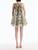 *VIRTUAL TRUNK SHOW* Oscar de la Renta Sleeveless Mixed Botanical Floral Lace Cocktail Dress