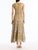 *VIRTUAL TRUNK SHOW* Oscar de la Renta Sleeveless Metallic Hisbiscus Guipure Dress