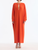 *VIRTUAL TRUNK SHOW* Oscar de la Renta Long Sleeve Satin Crepe Jersey Caftan