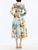 *VIRTUAL TRUNK SHOW* Oscar de la Renta Long Sleeve Landscape Poplin Dress