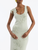 *VIRTUAL TRUNK SHOW* Oscar de la Renta Sleeveless Ylang Embroidered Long Knit Dress