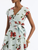 *VIRTUAL TRUNK SHOW* Oscar de la Renta Cap Sleeve Hibiscus Cotton Poplin Wrap Dress