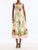 *VIRTUAL TRUNK SHOW* Oscar de la Renta Sleeveless Multi Floral Poplin Scarf Print Day Dress