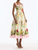 *VIRTUAL TRUNK SHOW* Oscar de la Renta Sleeveless Multi Floral Poplin Scarf Print Day Dress