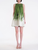 *VIRTUAL TRUNK SHOW* Oscar de la Renta Palm Tree Jacquard Shift Knit Dres With 3d Leaf