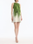 *VIRTUAL TRUNK SHOW* Oscar de la Renta Palm Tree Jacquard Shift Knit Dres With 3d Leaf