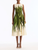 *VIRTUAL TRUNK SHOW* Oscar de la Renta Sleeveless Palm Leaves Wool Day Dress