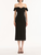 *VIRTUAL TRUNK SHOW* Oscar de la Renta Off Shoulder Slubby Wool Tweed Column Dress