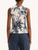 *VIRTUAL TRUNK SHOW* Oscar de la Renta Printed Dotted Palm Leaf Twinset Tank