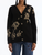 *VIRTUAL TRUNK SHOW* Oscar de la Renta Hibiscus Metallic Lurex Jacquard Cardigan