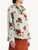 *VIRTUAL TRUNK SHOW* Oscar de la Renta Long Sleeve Large Hibiscus Allover Poplin Blouse