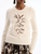 *VIRTUAL TRUNK SHOW* Oscar de la Renta Pineapple Large Motif Applique Crewneck Pull